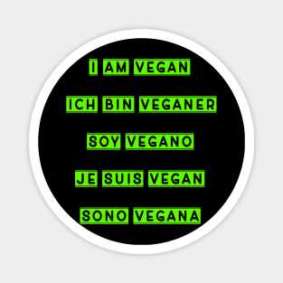 I am vegan Magnet